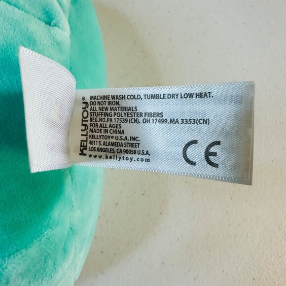 Squishmallows Aqua The Sloth Plush Toy Kellytoy 2019 stuffed animal 8 inch - Picture 11 of 12